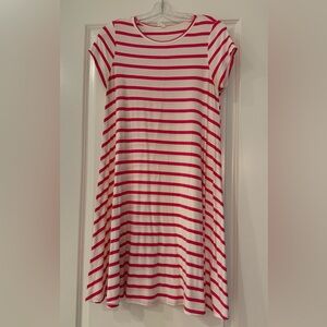 Flowy Maternity Stripped Dress! (PinkBlush)